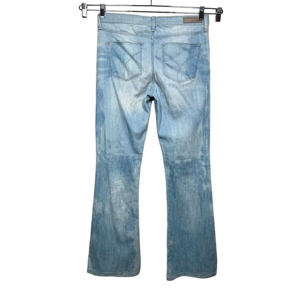 Calvin Klein Bourges Flared Y2K low rise jeans sz 30 - Picture 5 of 13